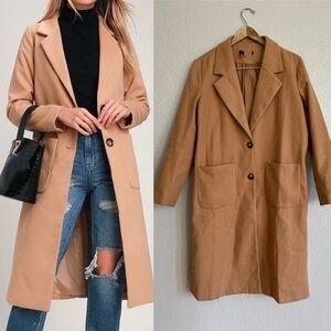 Style Squad Tan Long Coat